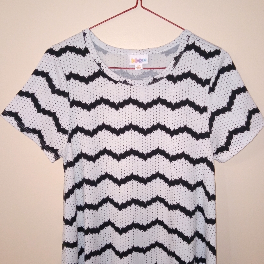 LLR Carly Dress in black & white